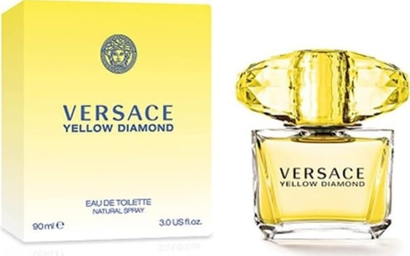 Versace Yellow Diamond Eau de Toilette Spray for Women, 3.0 oz