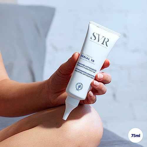 SVR Xerial 30 Concentrated Body Gel Cream. Powerful 48hr. Moisturizer & Exfoliating Cream for Dry, Rough, Bumpy Skin. Reduces Ingrown Hairs & Leaves the Skin Soft & Smooth, 2.5 fl.oz.