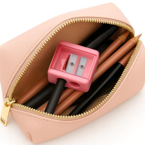 Makeup Pencil Sharpener for Eyeliner, Lip & Brow Pencils - Precise & Easy Clean