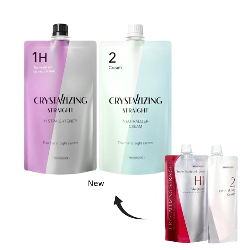 Hair Straightening Rebonding Set with Neutralizing Cream & Mask