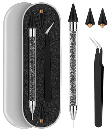 Rhinestone Picker Tool Set with Wax Pen & Tweezers