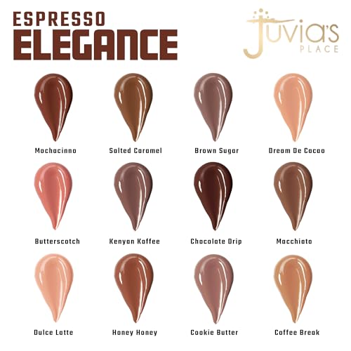 Juvia's Place Coffee Shop Lip Gloss - Brown Sugar - Hydrating Butter Lip Gloss for Women, Long-Lasting Shine, Moisturizing Glass-like Finish, Plumping Non-sticky, Suitable for every vibe