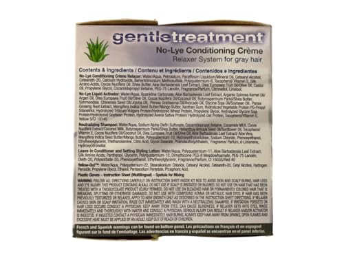 Gentle Treatment No-Lye Relaxer Kit with Aloe Vera - 2 Set