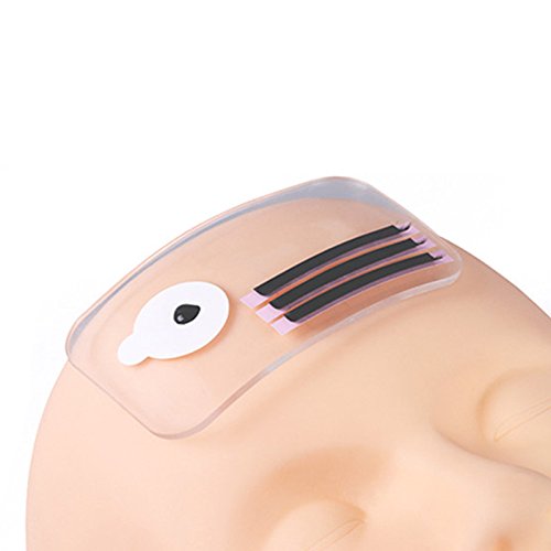 4Pc Clear Silicone Eyelash Extension Holder Pads