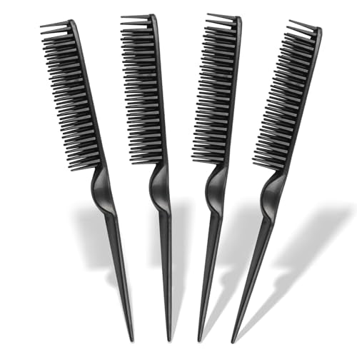 3-Row Flexible Hair Styling Comb Set for Detangling & Curl Defining