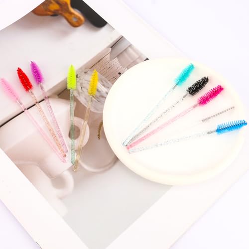 Disposable Eyelash Brush Spoolies 500PCS for Makeup & Lash Extensions