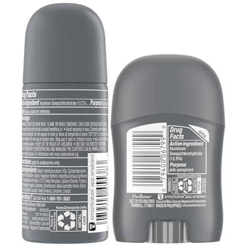 Dove Men + Care Clean Comfort Travel Antiperspirants ??Men¡¯s Antiperspirant Spray + Stick, 72H Protection (4 Piece Set)