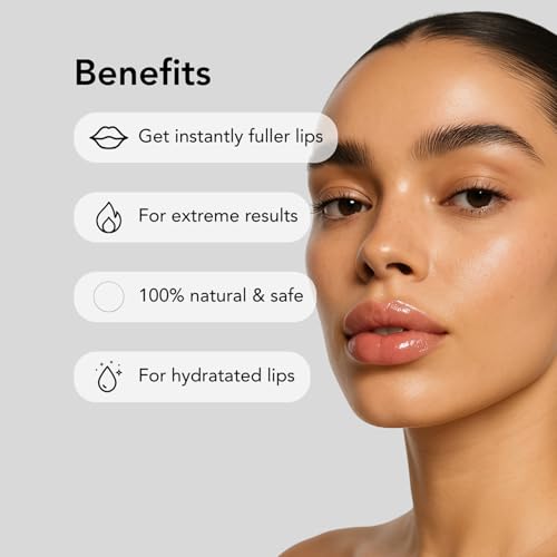 Nelux Hyaluronic Acid Lip Plumper – Instant Hydration & Fullness