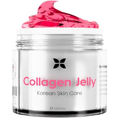 Revo Collagen Jelly 3.52 Fl Oz - Korean Anti-Aging Skin Care with Hydrolyzed Collagen & Vitamin C