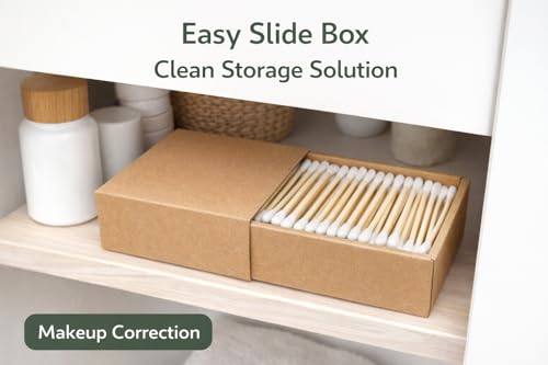 MAHITOI Eco Bamboo Cotton Swabs - 500 Biodegradable Double Tipped