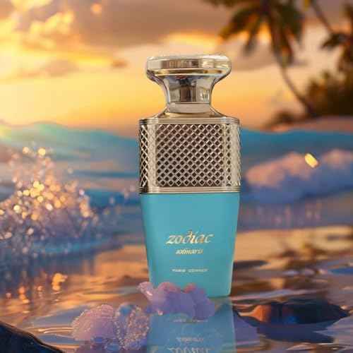 Paris Corner | Zodiac Solmaris Eau De Parfum 3.4 Fl Oz | Unisex Fragrance with Ginger, Sea Salt, Aquatic & Woody Notes | Fresh, Invigorating Marine Scent for Men & Women