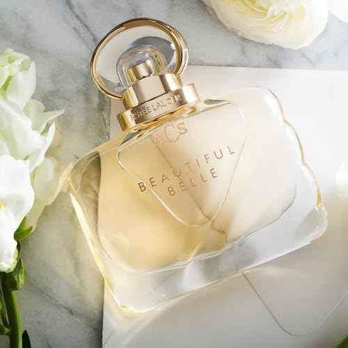 Est?e Lauder Beautiful Belle Eau de Parfum Spray with Notes of Lychee, Rose Petals & Mimosa | Perfumes for Women, 1.7 Fl Oz