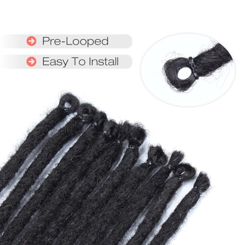 Kraler 24" Thick Ombre PinkDreadlock Extensions, SE 1cm Width Crochet Dreadls Extensions of Synthetic Hair Hip Hop Style Dreadlock for Girls(5 Strands)