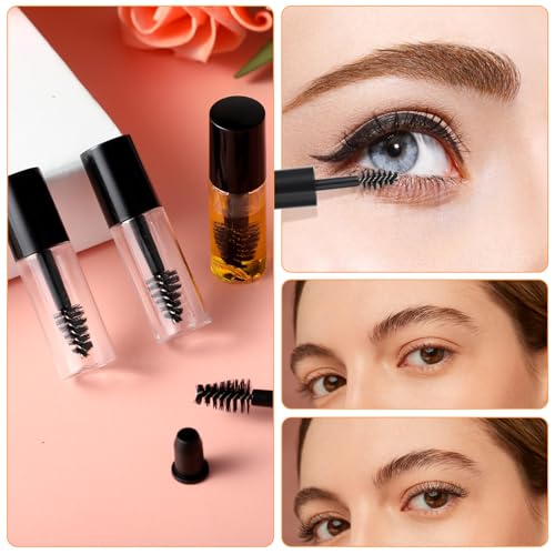 27Pcs 3ml Empty Mascara Tubes with Wands & Stoppers