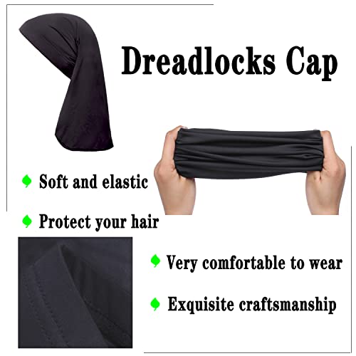 Leeven 4-Pack Dreadlock Sleep Caps for Men & Women