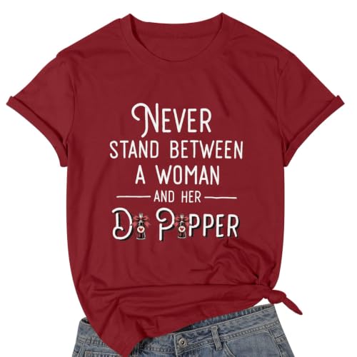 MNLYBABY Funny Saying T-Shirt for Women Short Sleeve Casual Graphic Tee