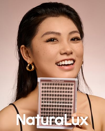 NaturaLux Hybrid Doll Wispy Lash Clusters - 144pc Mixed Lengths