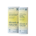 Bundle of ATTITUDE Mineral Sunscreen Face and Body Stick for Sensitive Skin, SPF 30, EWG Verified, Plastic-Free, Broad Spectrum UVA/UVB Protection with Zinc Oxide, Vegan, Unscented