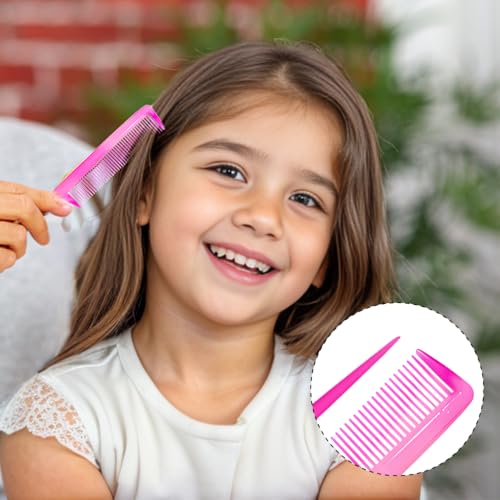 Hair Comb Set 4-Piece | Wide Tooth, Fine Tooth & Rat Tail