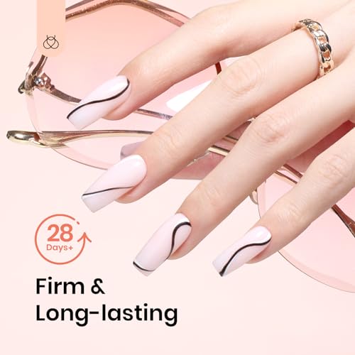 Beetles Poly Nail Gel Extension Kit - 4 Colors Nude Pink Starter Set