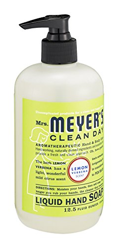 Mrs. Meyer's Clean Day Lemon Verbena Hand Soap, 12.5 Fl Oz, Pack of 6