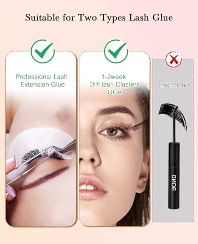 EMEDA Lash Extension Remover Cream Kit - Gentle 10g with Tools