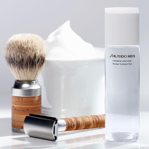Shiseido Men Hydrating Lotion Clear - 5 oz - Delivers 12-Hour Hydration & Visibly Improves Roughness - Non-Comedogenic - All Skin Types - Paraben Free & Mineral Oil Free