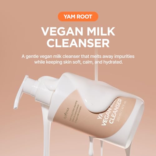 IsNtree Yam Root Vegan Milk Cleanser for Sensitive Skin - 7.43 fl oz