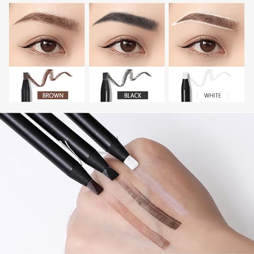 6Pcs Microblading Eyebrow Pencil Set - Waterproof Peel Off