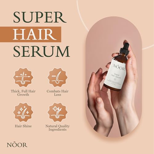 NOOR HAIR Growth Serum for Frizzy & Damaged Hair - Blocks Hair Loss