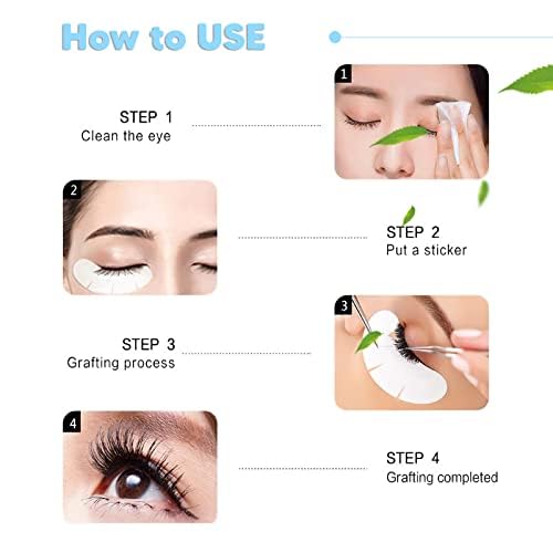 C. ARTIST 100 Pairs V-Shaped Hydrogel Under Eye Pads for Lash Extensions