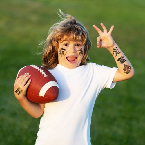 Football Temporary Tattoos 135Pc Glitter Party Favors
