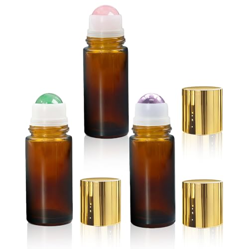 50ml Crystal Roller Bottles for Essential Oils & Perfume
