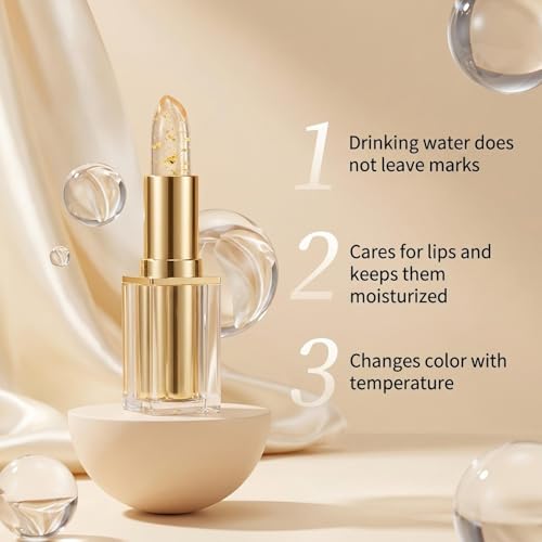 pH Color-Changing Lipstick for Mature Women - Long-Lasting Hydration