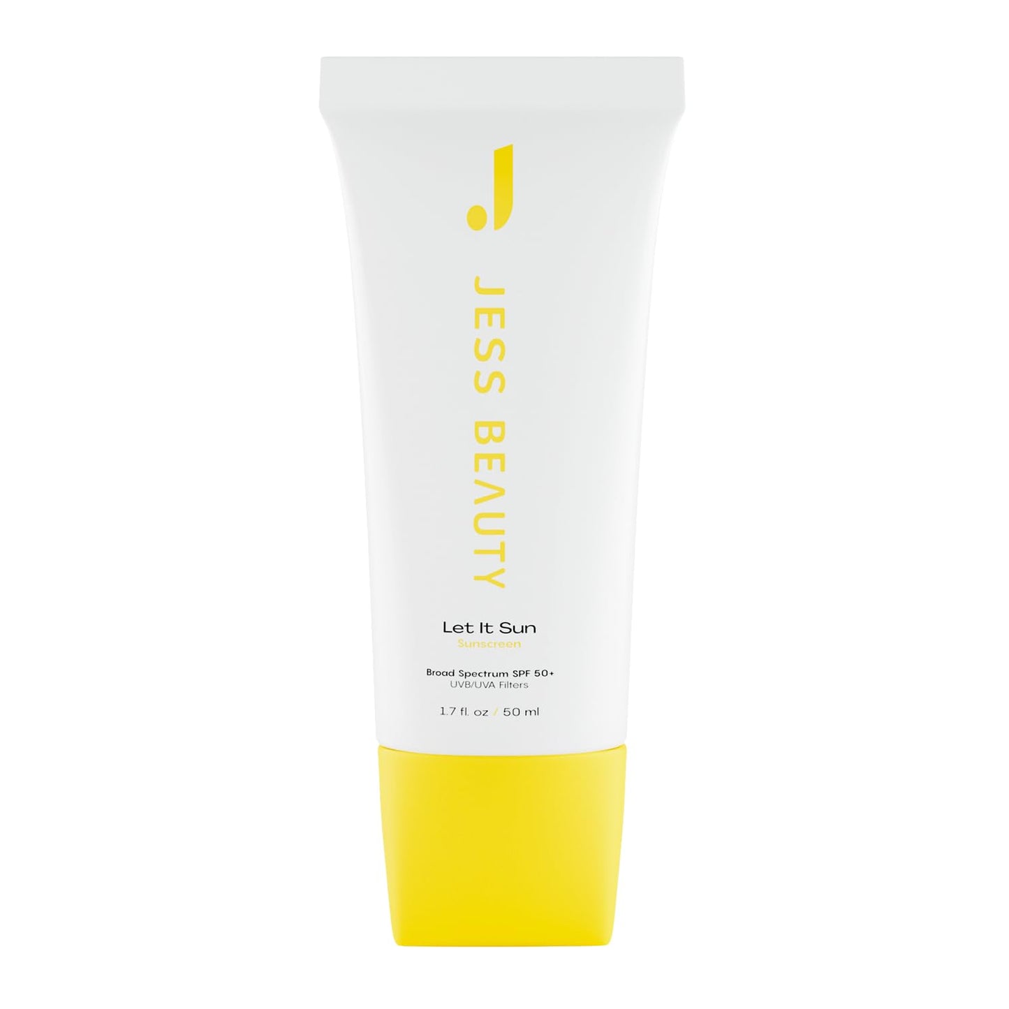 JESS BEAUTY | Let it Sun 50+ Sunscreen Green Tea & Aloe Extract | Skincare Sun Protection 1.7 fl oz
