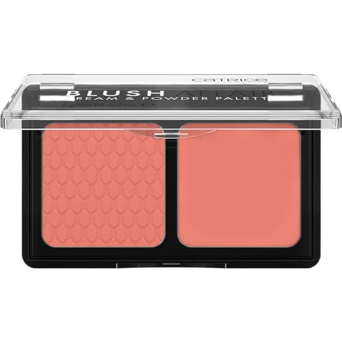 Catrice | Blush Affair Cream & Powder Palette | Highly Pigmented Radiant Cream & Soft Matte Powder | Vegan & Cruelty Free (040 Peach Passion)