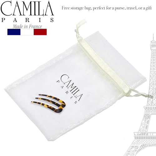 Camila Paris CP3155 French Twist Hair Clip - 3-Prong Updo Pin