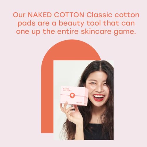 White Rabbit – Naked Cotton Classic Premium 100% Pads for Toner Use,