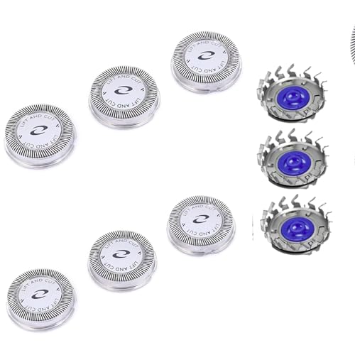 6-Pack HQ56 Replacement Shaver Heads Compatible with Philipss Norelco hq56 Replacement Heads HQ5625 HQ380 HQ489 HQ6863 hq5810 isoseries Razor Shaving Heads Blade