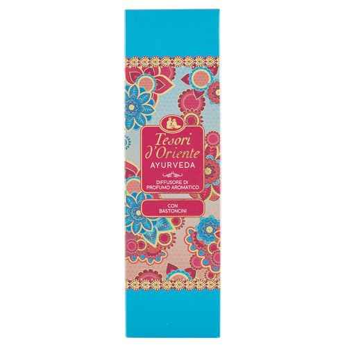 Tesori D’Oriente Reed Diffuser Set Ayurveda Scented with 8 Sticks, 200ml 6.76oz