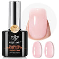 Modelones Builder Nail Gel No Top Coat Needed Nude Gel for Long-Lasting Nails