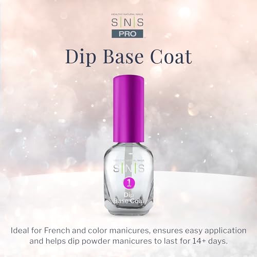 SNS Dip Base Coat for Dip Powder Nails - Long-Lasting Low-Odor Adhesive