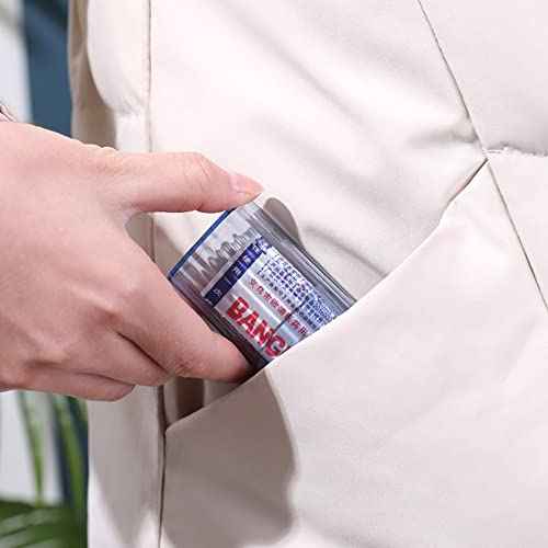 JIEDALIN 4 Pcs Cotton Swab Holder for Travel Mini Travel Swab Case Cotton Swab Box for Makeup Sponge Cotton Swabs Hair Ties Floss Cosmetics Makeup Bedroom Travel