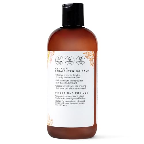 CIBU Keratin Straightening Balm Heat Protectant 4.25 oz