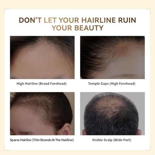 Hairline Shadow Powder - Instant Thinning Hair Concealer, Black