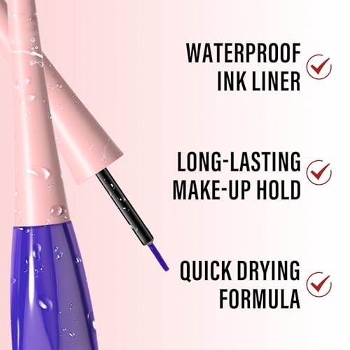 Boobeen Liquid Eyeliner Pen - Waterproof Colored Eye Liner