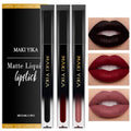 Matte Liquid Lipstick Set - 3 Colors Long Lasting Smudge Proof