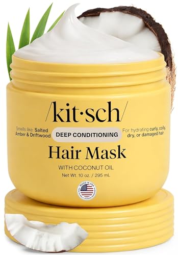 Kitsch Moisturizing Coconut Oil Hair Mask for Damaged & Dry Hair - 10 oz