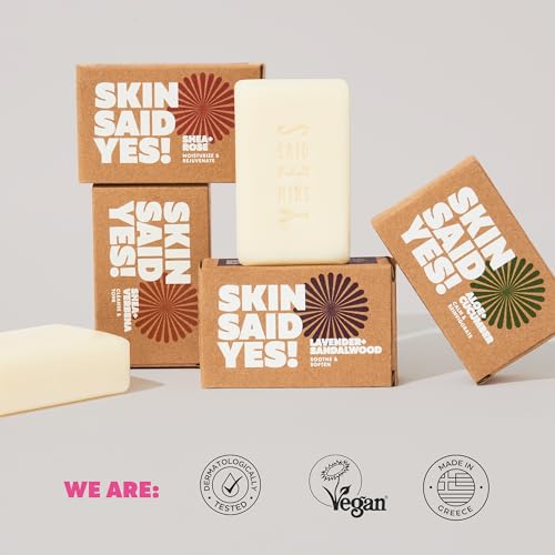 Skin Said Yes Organic Soaps Bars (Set of 8) | Bar Soap Natural, Olive Oil Soap Bar, Organic Bar Soap, Vegan Soap Bars, All Natural Bar Soap for Women, Jabones Artesanales Naturales