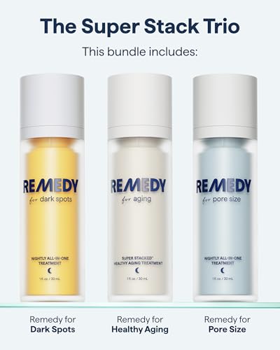 Remedy The Super Stack Trio | 3-Piece Targeted Skincare System